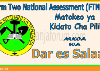 Matokeo ya Kidato Cha Pili Dar es Salaam