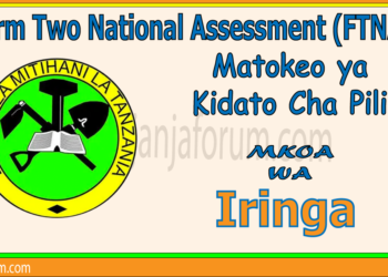 Matokeo ya Kidato Cha Pili (Mkoa wa Iringa)