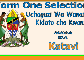 Form One Selection Katavi
