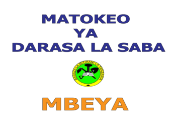 Matokeo ya Darasa la Saba 2025 Mbeya