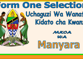 Form One Selection Manyara