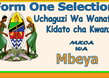 Form One Selection Mbeya