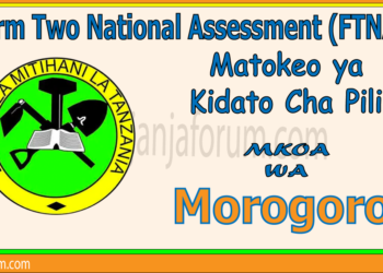 Matokeo ya Kidato Cha Pili (Mkoa wa Morogoro)