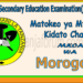 Matokeo ya Kidato Cha Nne 2025 Morogoro