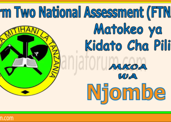Matokeo ya Kidato Cha Pili (Mkoa wa Njombe)