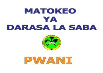 Matokeo ya Darasa la Saba 2025 Pwani