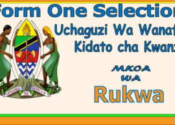 Form One Selection Rukwa