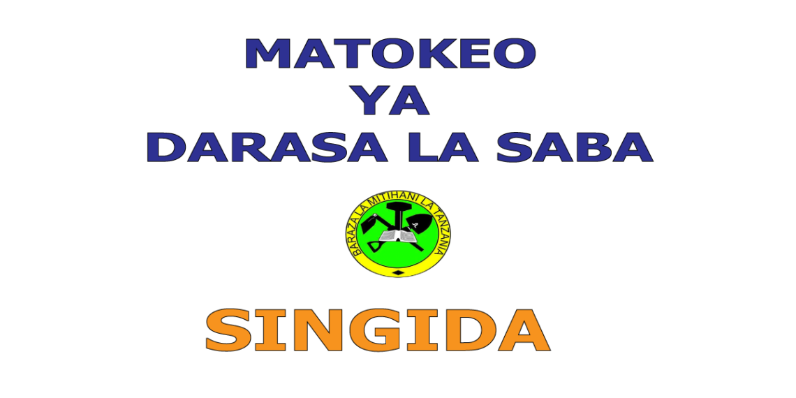 Matokeo ya Darasa la Saba 2025 Singida
