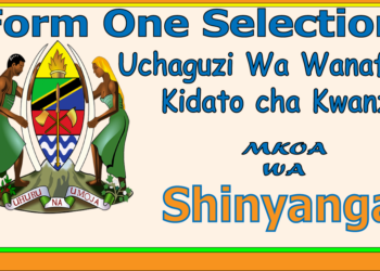 Form One Selection Shinyanga