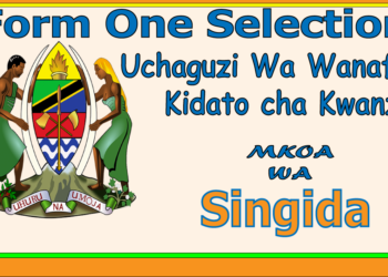 Form One Selection Singida