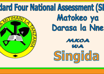 Matokeo ya Darasa la Nne kwa Shule na Wilaya katika Mkoa wa Singida