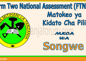 Matokeo ya Kidato Cha Pili (Mkoa wa Songwe)