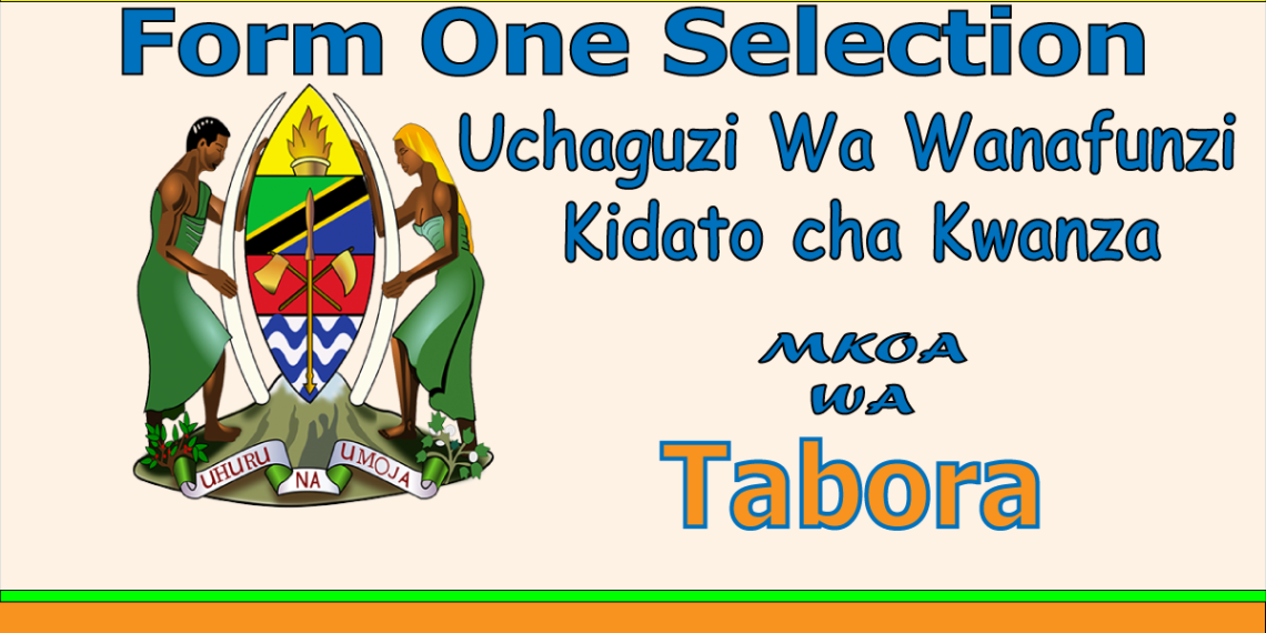 Form One Selection Tanga